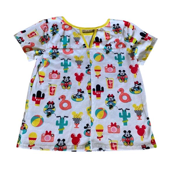 Disney Mickey and Minnie Mouse Summer Snack T-Shirt Kids Sz 7/8 - Picture 6 of 6